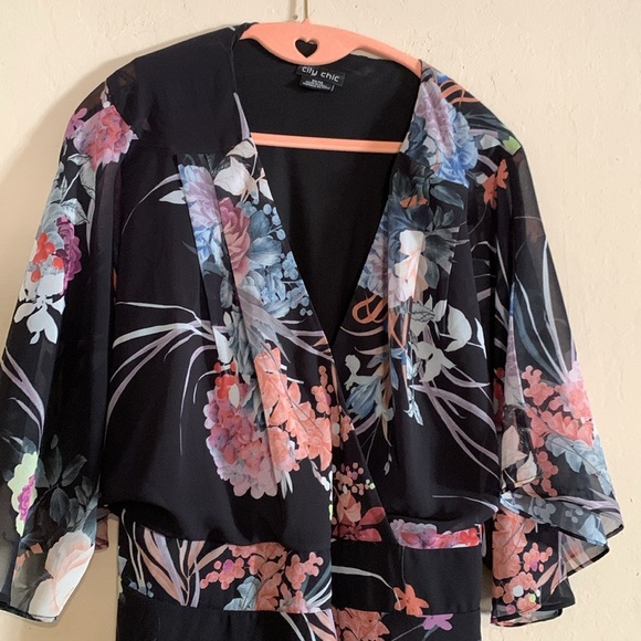 City Chic Women's Plus Size Top Tori Size 14 - Picture 3 of 6